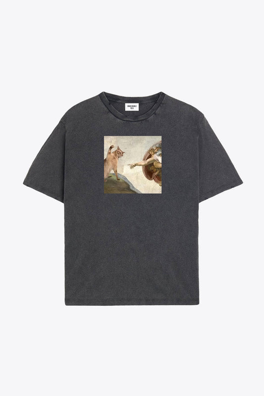 The Creation of Adam - Michelangelo Oversize T-shirt