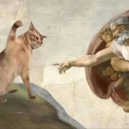 The Creation of Adam - Michelangelo Oversize T-shirt
